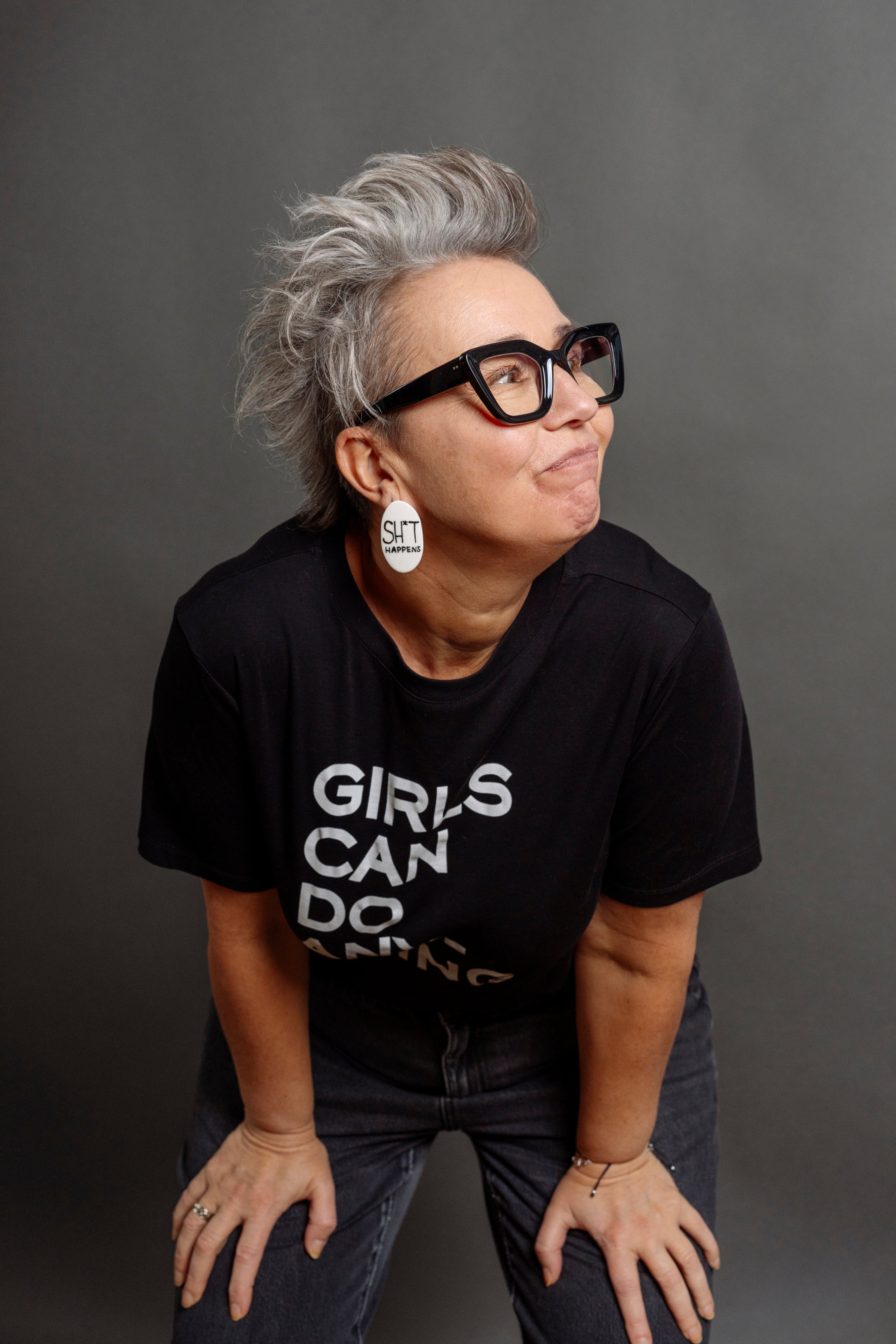 Narrow Oval Earrings