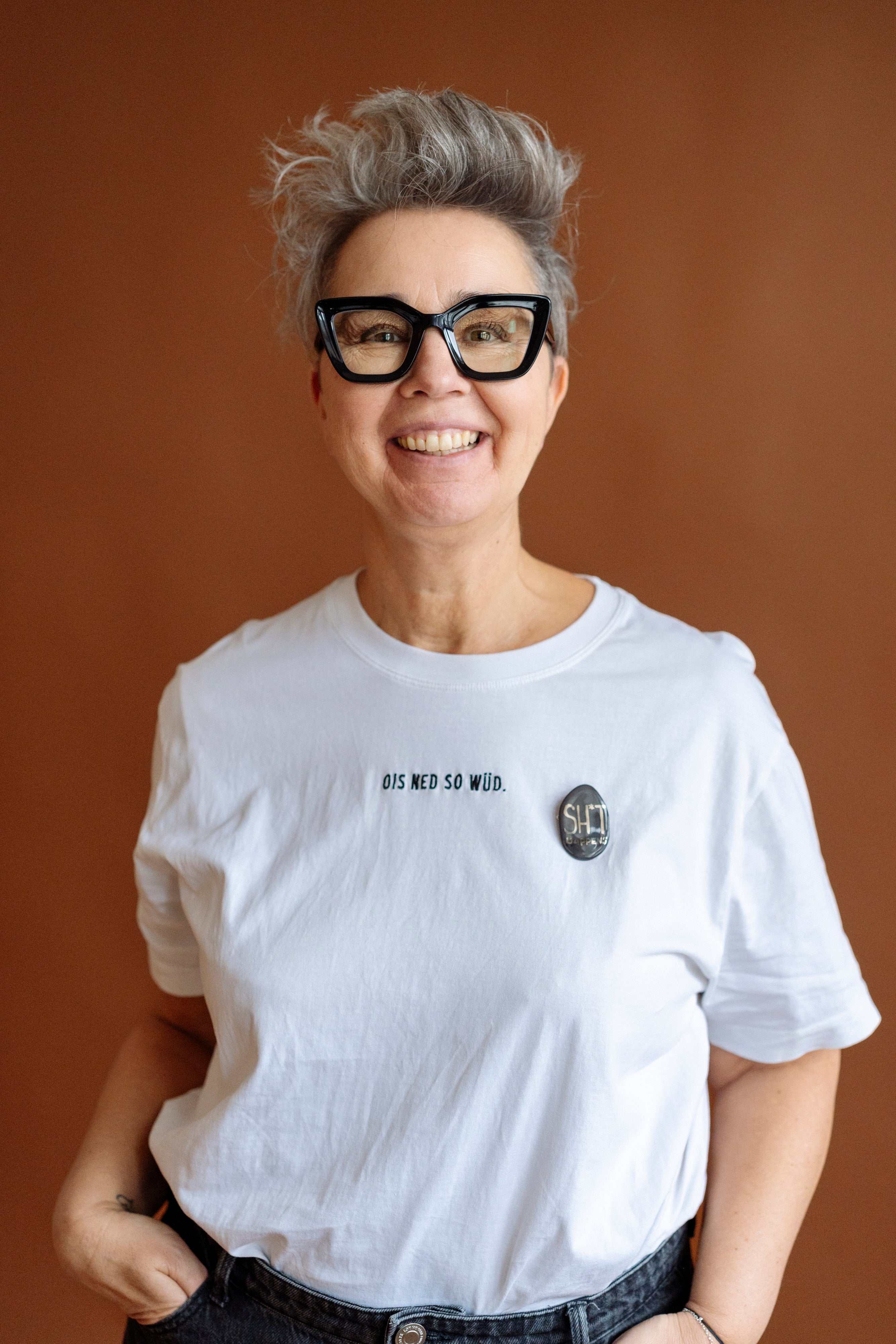 Life Happens Black Pin