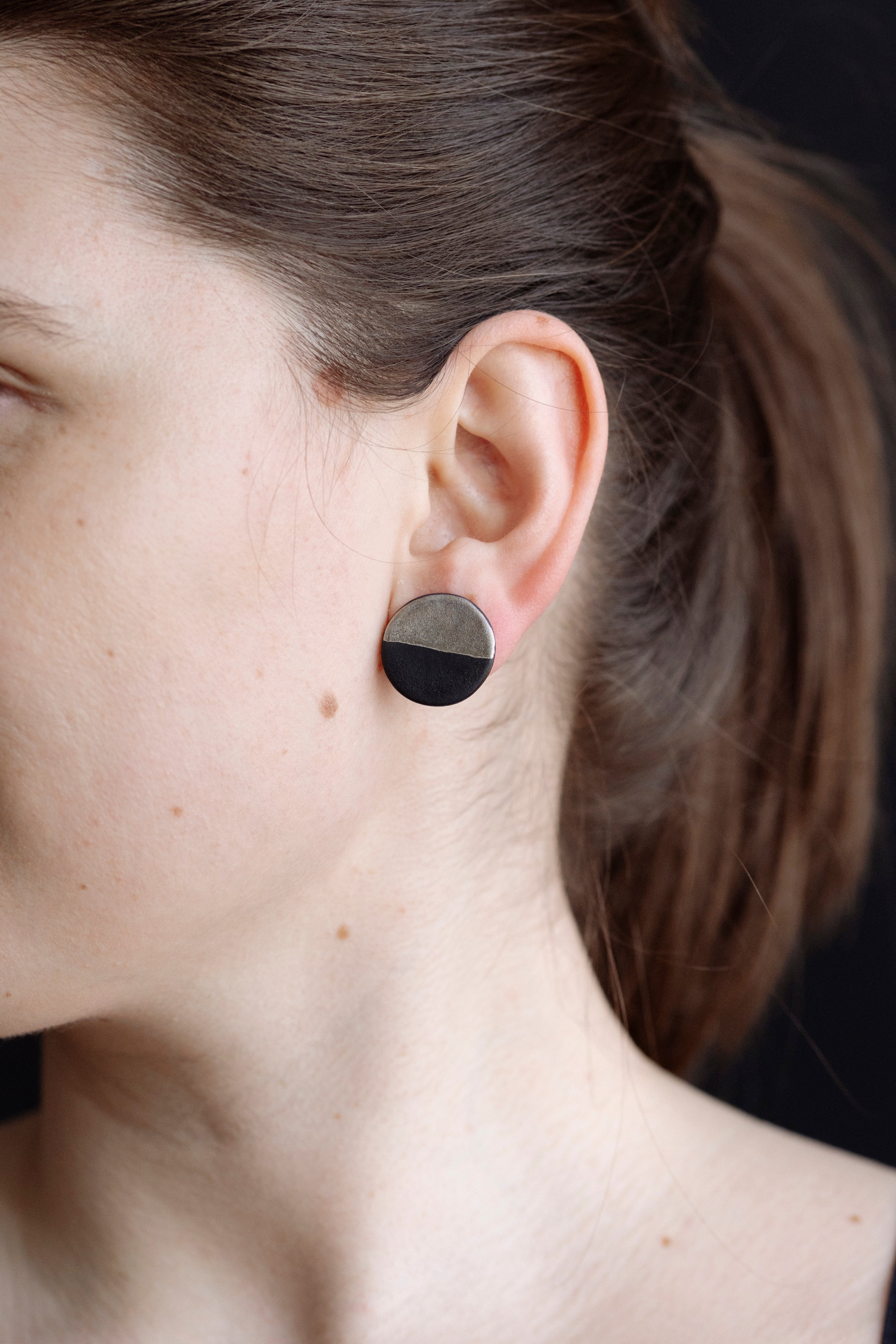 Small porcelain earrings