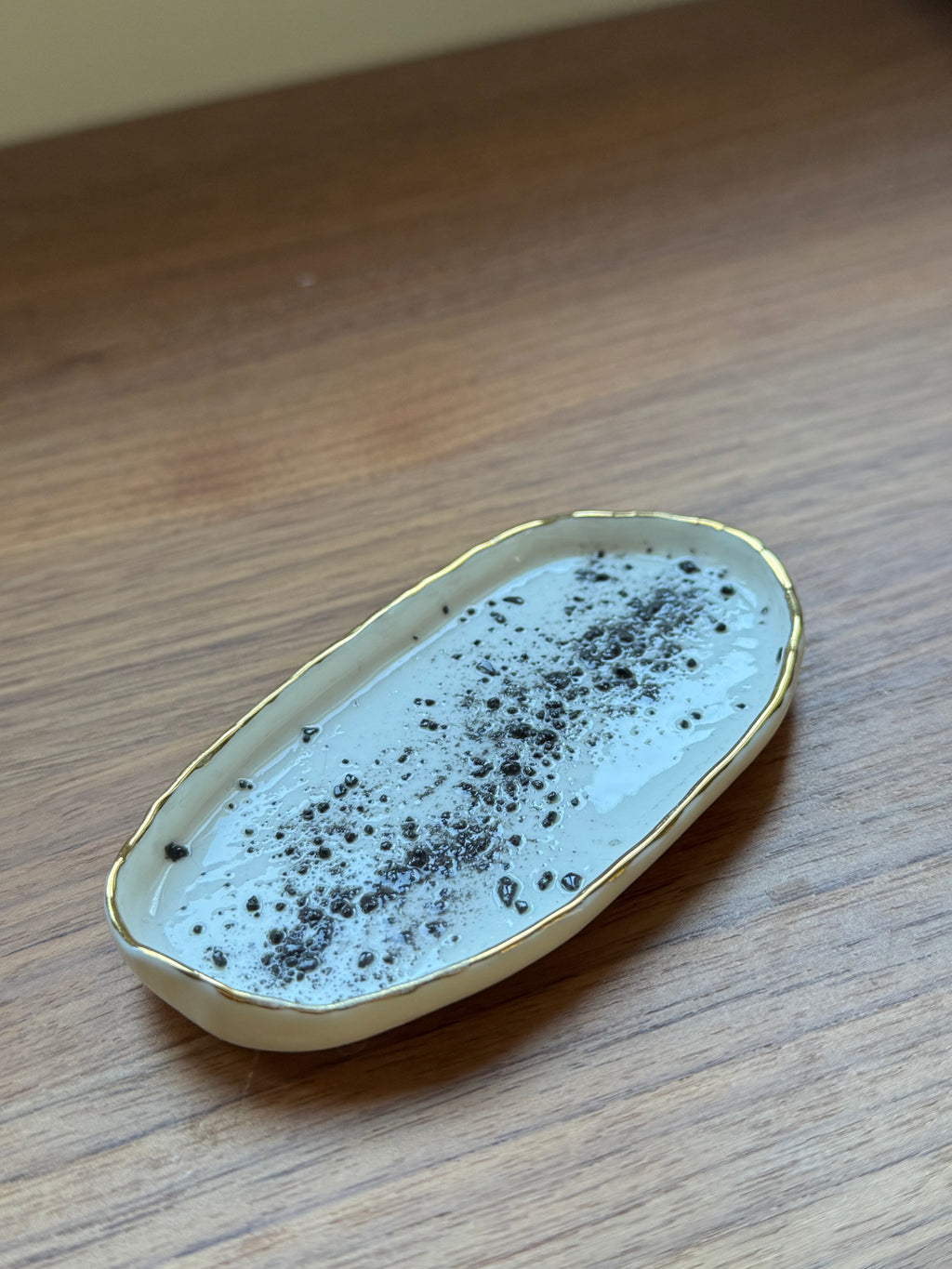 Gold Porcelain Tray