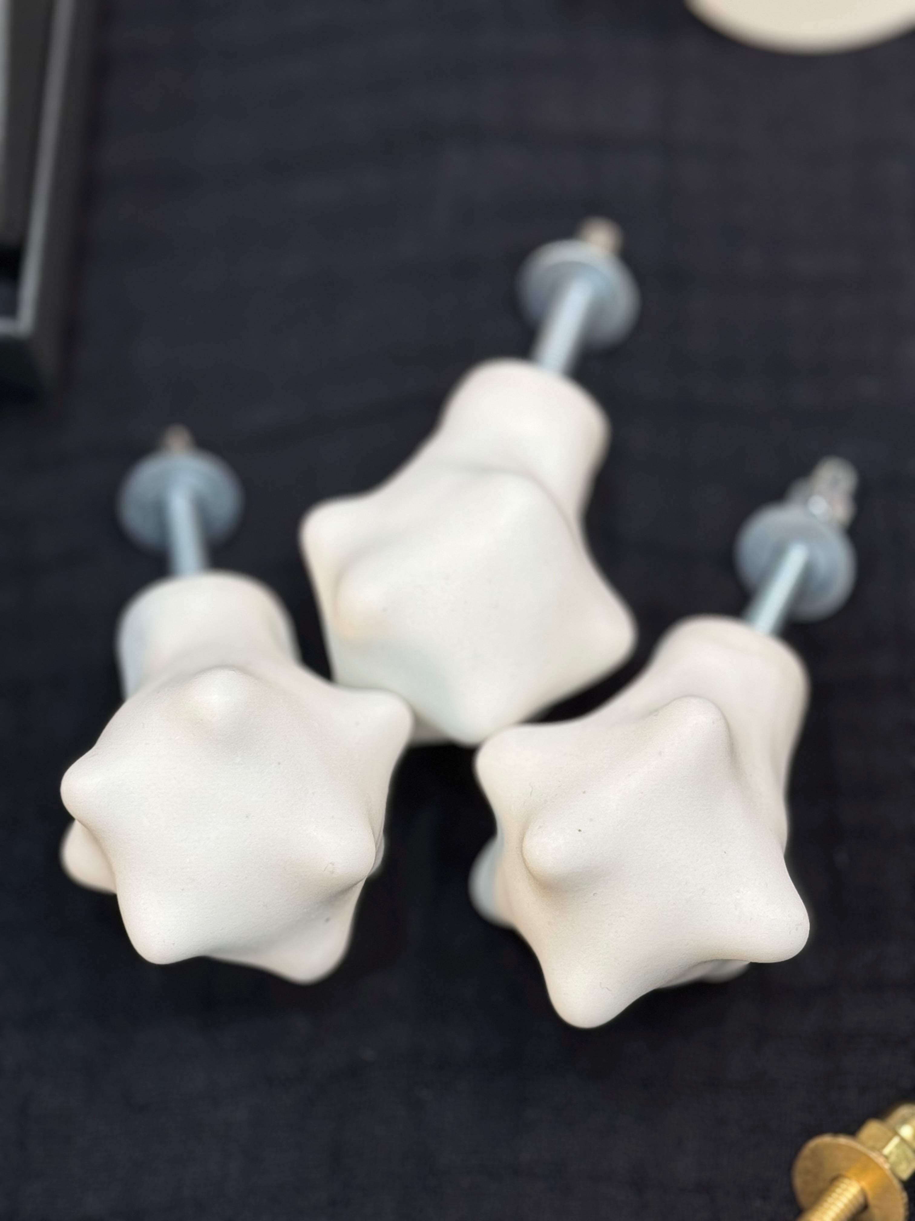 Massive Sculptural Door Knobs