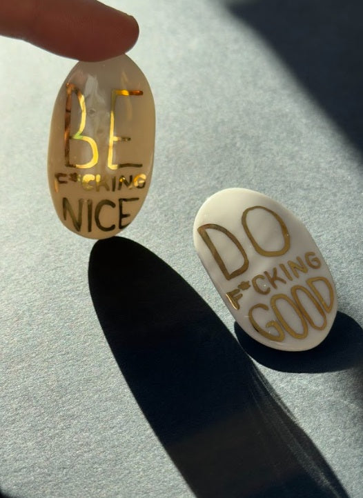 Narrow Oval Earrings